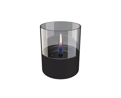 Lilly Glass 10 cm - zwart