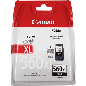 Canon PG-560XL inktcartridge 1 stuk(s) Origineel Hoog (XL) rendement Zwart