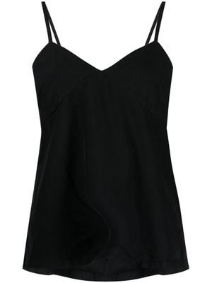 Comme Des Garçons Comme Des Garçons caraco à col v - Noir