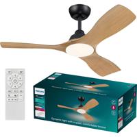 Philips LED Olas Plafondventilator 30 W (Ø x h) 1070 mm x 310 mm Zwart