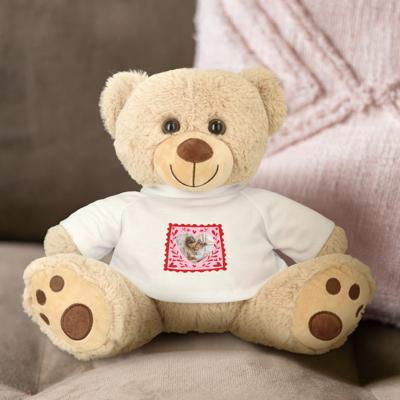 Knuffelbeer met foto - Teddybeer - 30 cm