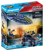 PlaymobilÂ® City Action 70781 politieparachute achtervolging van het amfibievoertuig