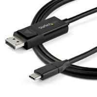 Adapter USB C naar DisplayPort Startech CDP2DP142MBD (2 m) Zwart Adapter USB C naar DisplayPort Startech CDP2DP142MBD (2 m) Zwart
