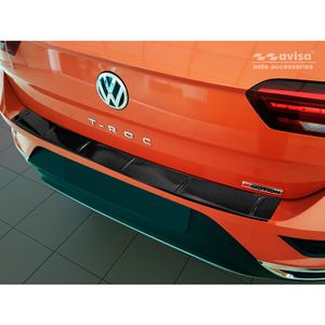Echt 3D Carbon Bumper beschermer passend voor Volkswagen T-Roc 2017- AV249210
