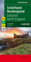 Wegenkaart - landkaart Schotland en Noord Engeland | Freytag & Berndt - thumbnail