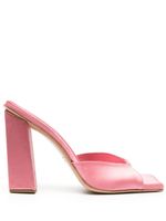 GIABORGHINI mules Rosie satiné 125 mm - Rose