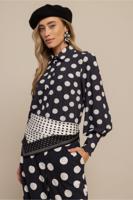 Studio Anneloes Rensje Polkadot Blouse 13494 Blouse 6914 Darkblue/kit