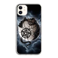 Volle maan: iPhone 11 Transparant Hoesje