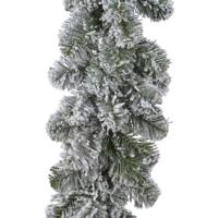 Dennenslinger - groen - met sneeuw - 270 cm - 20 cm breed - dennen guirlandes Dennenslinger - groen - met sneeuw - 270 cm - 20 cm breed - dennen guirlandes