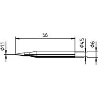 Ersa 0162BD Soldeerpunt Potloodvorm Grootte soldeerpunt 1.10 mm Inhoud: 1 stuk(s)