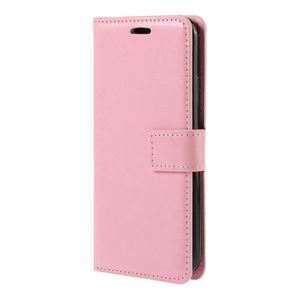 Basey Xiaomi 12X Hoesje Book Case Kunstleer Cover Hoes -Lichtroze