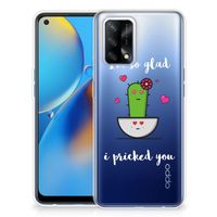 OPPO A74 4G Telefoonhoesje met Naam Cactus Glad