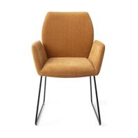 Jesper Home Misaki eetkamerstoel Honey Harvest slide black