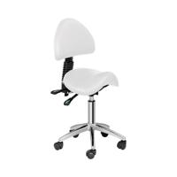 Zadelstoel - 550-690 mm - 150 kg - Wit