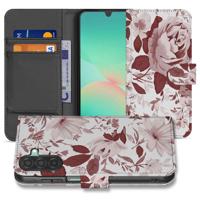 Samsung Galaxy A26 Watercolor Flowers | Book Case |