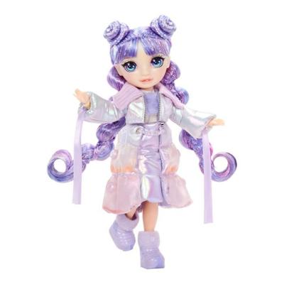 Rainbow High - Winter Wonderland - 1 modepop van 27 cm (paars) - 1 magische outfit en accessoires - Sneeuwpop om te maken