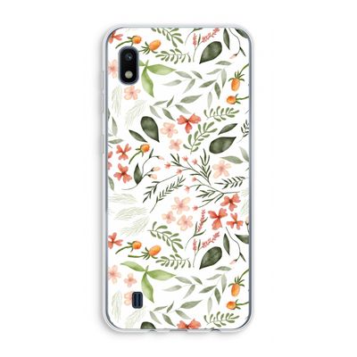 Sweet little flowers: Samsung Galaxy A10 Transparant Hoesje