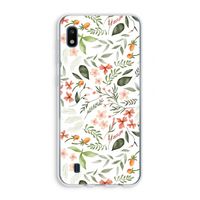 Sweet little flowers: Samsung Galaxy A10 Transparant Hoesje