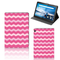 Lenovo Tablet M10 Tablet Hoes Waves Pink - thumbnail