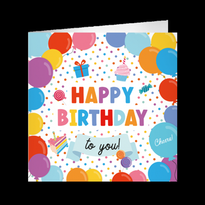 XL Greeting Cards Happy Birthday