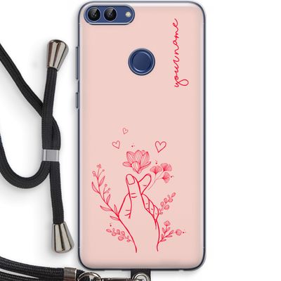 Giving Flowers: Huawei P Smart (2018) Transparant Hoesje met koord