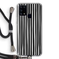 Stripes: Samsung Galaxy M31 Transparant Hoesje met koord