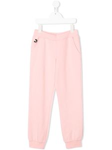 Philipp Plein Junior pantalon de jogging à logo - Rose