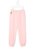 Philipp Plein Junior pantalon de jogging à logo - Rose