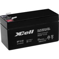 XCell XP1.212 Loodaccu 12 V 1.2 Ah Loodvlies (AGM) (b x h x d) 97 x 52 x 44 mm Kabelschoen 4.8 mm Onderhoudsvrij, VDS-certificering - thumbnail