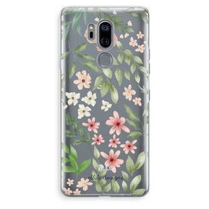 Botanical sweet flower heaven: LG G7 Thinq Transparant Hoesje