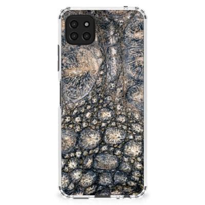 Samsung Galaxy A22 5G Case Anti-shock Krokodillenprint Samsung Galaxy A22 5G Case Anti-shock Krokodillenprint