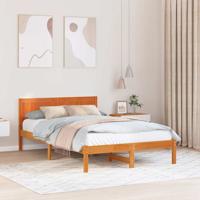 Bedframe Bruin 120 x 190 cm Massief grenenhout