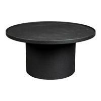 Dutchbone Winston Salontafel Rond - Zwart - thumbnail