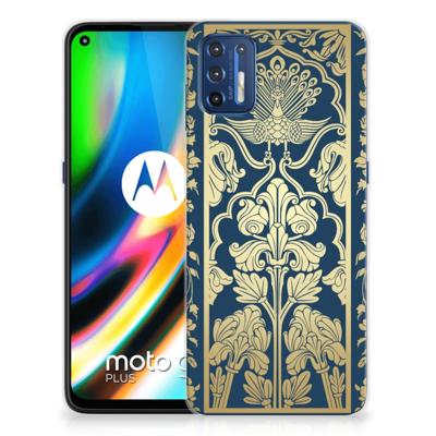 Motorola Moto G9 Plus | TPU Case | Beige Flowers