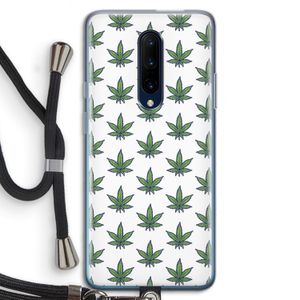 Weed: OnePlus 7 Pro Transparant Hoesje met koord