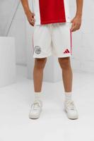 Ajax Broekje Thuis Junior 2025/2026 - Maat 128 - Kleur: Wit | Soccerfanshop