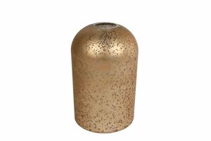 Vaas "Ted" L goud glas 10x10x16cm