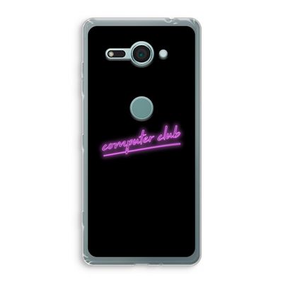 Vice Black: Sony Xperia XZ2 Compact Transparant Hoesje