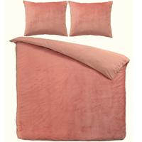 Zavelo Dekbedovertrek Velvet Comfort Oud-Roze-2-persoons (200 x 200/220 cm) - thumbnail