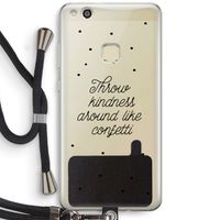 Confetti: Huawei Ascend P10 Lite Transparant Hoesje met koord