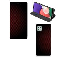 Samsung Galaxy A22 5G | Hoesje met Magneet | Geruit Rood Samsung Galaxy A22 5G | Hoesje met Magneet | Geruit Rood