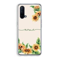 Zonnebloemen: OnePlus Nord CE 5G Transparant Hoesje