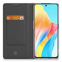 OPPO A98 5G Book | Wallet Case | Wood Blue