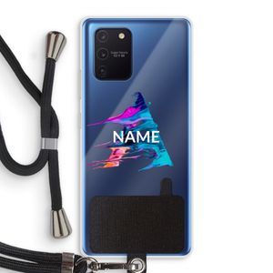 Abstract Spectrum: Samsung Galaxy Note 10 Lite Transparant Hoesje met koord