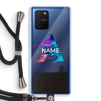 Abstract Spectrum: Samsung Galaxy Note 10 Lite Transparant Hoesje met koord