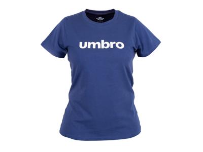 UMBRO Dames T-shirt (L, Marineblauw)