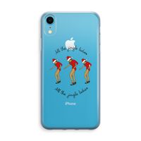 Jingle Ladies: iPhone XR Transparant Hoesje