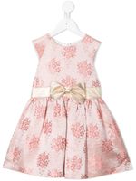 Hucklebones London robe courte en jacquard à fleurs - Rose - thumbnail