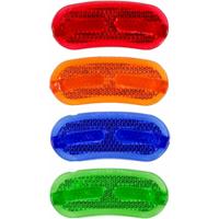 Benson Spaakreflectoren - 4x stuks - gekleurd - fietsreflectoren - extra zichtbaarheid Benson Spaakreflectoren - 4x stuks - gekleurd - fietsreflectoren - extra zichtbaarheid