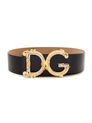 Dolce & Gabbana ceinture à boucle à ornements - Noir
